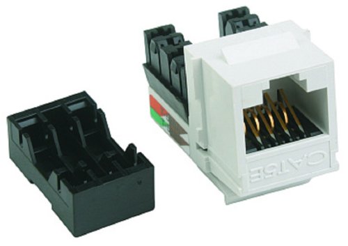 Коннектор модульный Simon Connect Cima/K45 1-м. RJ45 5е белый фото Коннектор модульный Simon Connect Cima/K45 1-м. RJ45 5е белый картинка